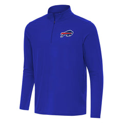 Buffalo Bills Antigua Intent Quarter-Zip Pullover Top - Royal Pullover