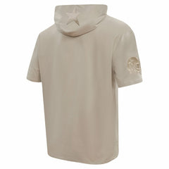 Dallas Cowboys Pro Standard Neutrals Capsule Short Sleeve Pullover Hoodie - Tan Hoodies