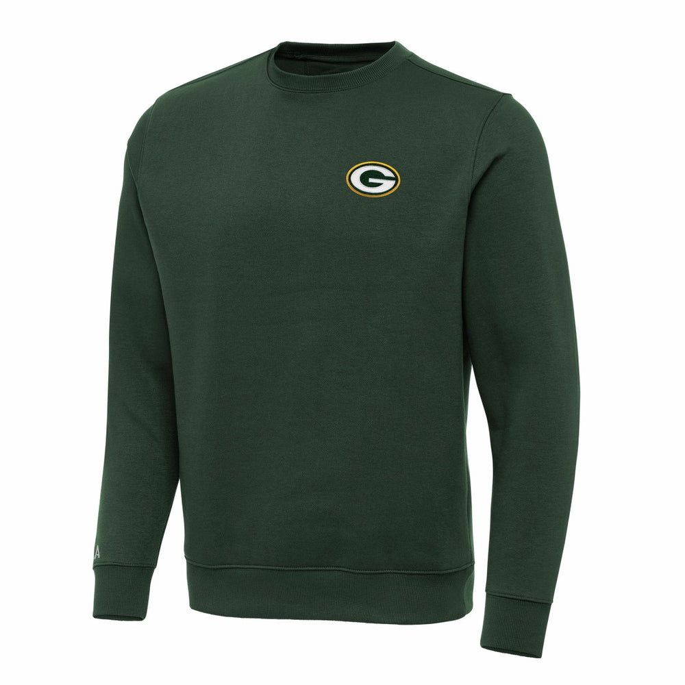 Green Bay Packers Antigua Victory Pullover Sweatshirt - Hunter Green Pullover