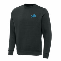 Detroit Lions Antigua Victory Pullover Sweatshirt - Charcoal Pullover