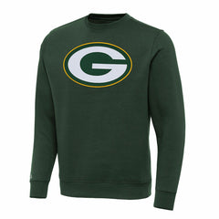 Green Bay Packers Antigua Victory Pullover Sweatshirt - Hunter Green Pullover