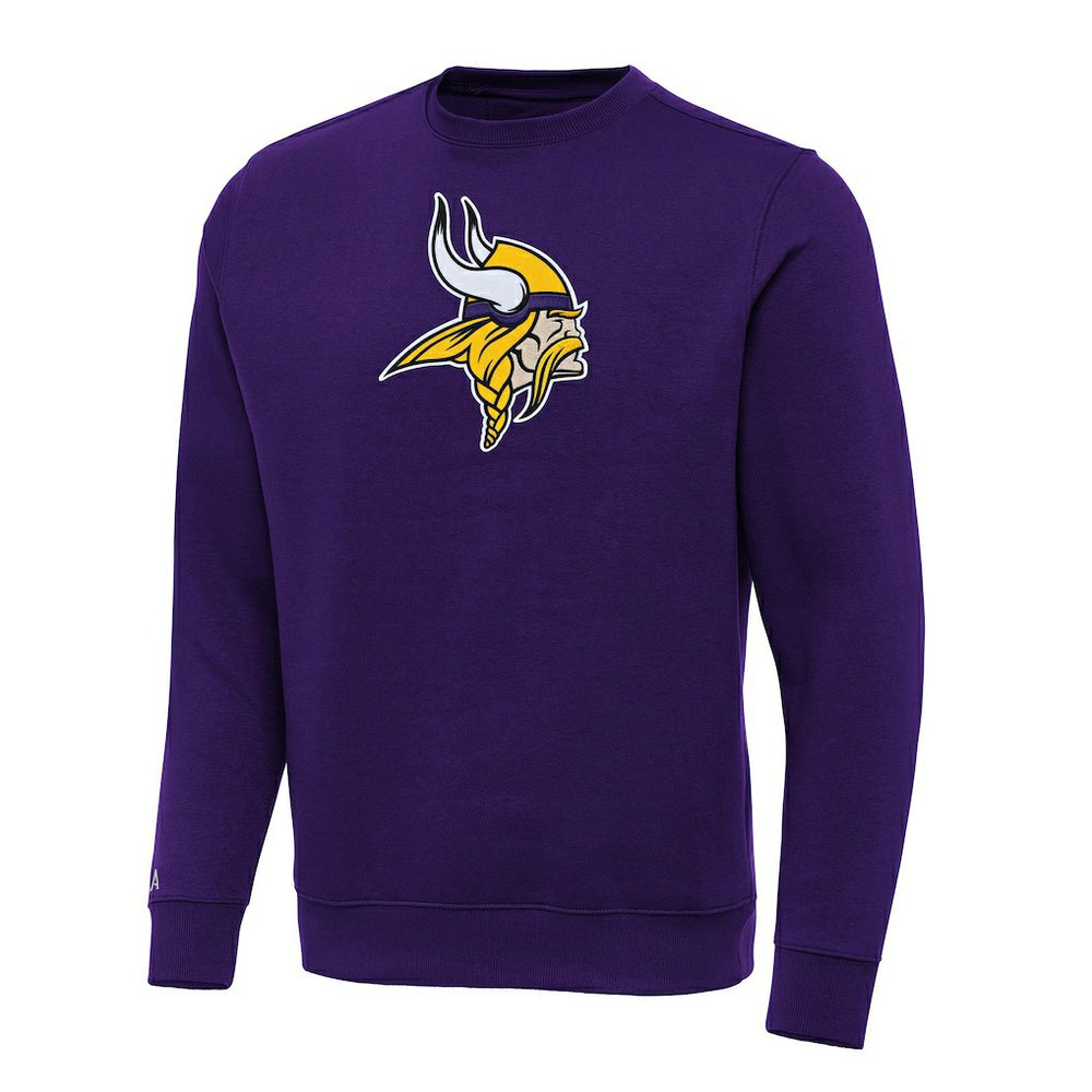 Minnesota Vikings Antigua Victory Pullover Sweatshirt - Purple Pullover