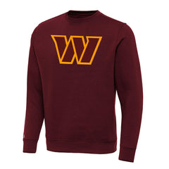 Washington Commanders Antigua Victory Pullover Sweatshirt - Burgundy Pullover