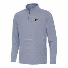 Houston Texans Antigua Twine Quarter-Zip Jacket - Navy/White Jackets