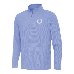 Indianapolis Colts Antigua Twine Quarter-Zip Jacket - Royal/White Jackets