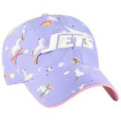 New York Jets '47 Girls Preschool Unicorn Clean Up Adjustable Hat - Lavender Hats