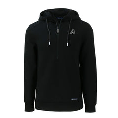 Arizona Diamondbacks Cutter & Buck Roam Eco Recycled Half-Zip Pullover Hoodie - Black Hoodies