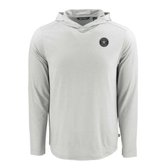 Houston Astros Cutter & Buck Coastline Epic Comfort Eco Recycled Long Sleeve Hoodie T-Shirt - Gray Hoodies