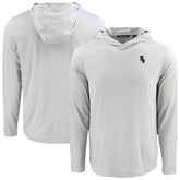 Chicago White Sox Cutter & Buck Coastline Epic Comfort Eco Recycled Long Sleeve Hoodie T-Shirt - Gray Hoodies