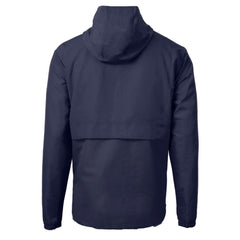 Boston Red Sox Cutter & Buck Charter Eco Recycled Anorak Half-Zip Hoodie Jacket - Navy Jackets