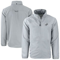 Los Angeles Dodgers Cutter & Buck Charter Eco Recycled Full-Zip Hoodie Jacket - Gray Jackets
