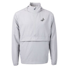 Los Angeles Dodgers Cutter & Buck Charter Eco Recycled Anorak Half-Zip Hoodie Jacket - Gray Jackets