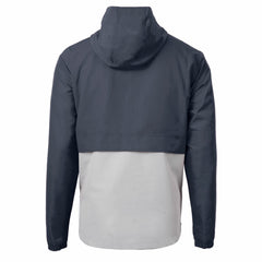 Los Angeles Angels Cutter & Buck Charter Eco Recycled Anorak Half-Zip Hoodie Jacket - Navy/Gray Jackets