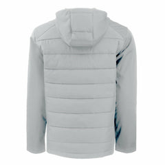Los Angeles Dodgers Cutter & Buck Evoke Hybrid Eco Softshell Recycled Full-Zip Hooded Jacket - Gray Jackets