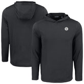 Milwaukee Brewers Cutter & Buck Coastline Epic Comfort Eco Recycled Hoodie T-Shirt - Black Hoodies