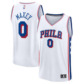 Tyrese Maxey Philadelphia 76ers Youth Fast Break Replica Player Jersey Association Edition White - Fanatics