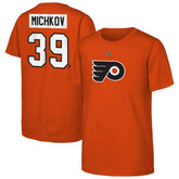 Matvei Michkov Philadelphia Flyers Youth Player Name & Number T-Shirt - Orange | US 202009254