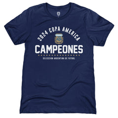 Argentina National Team 1863FC 2024 Copa America Champions T-Shirt Navy