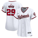 James Wood Washington Nationals Nike Women's Home Limited Player Jersey - White Jerseys