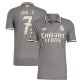 Vini Jr. Real Madrid Originals 2024/25 Third Player Jersey Charcoal - Adidas