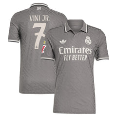 Vini Jr. Real Madrid Originals 2024/25 Third Player Jersey Charcoal - Adidas