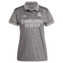 Vini Jr. Real Madrid Originals Women's 2024/25 Third Replica Player Jersey Charcoal - Adidas outlet