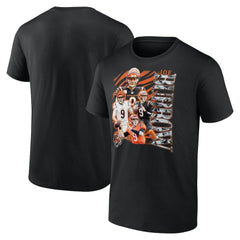 Joe Burrow Cincinnati Bengals Notorious Player Graphic T-Shirt - Black T-shirts