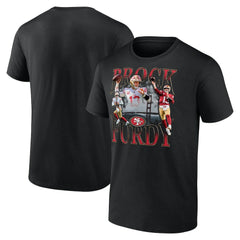 Brock Purdy San Francisco 49ers Notorious Player Graphic T-Shirt - Black T-shirts