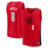 Deni Avdija Portland Trail Blazers Fast Break Player Jersey Statement Edition Red - Fanatics