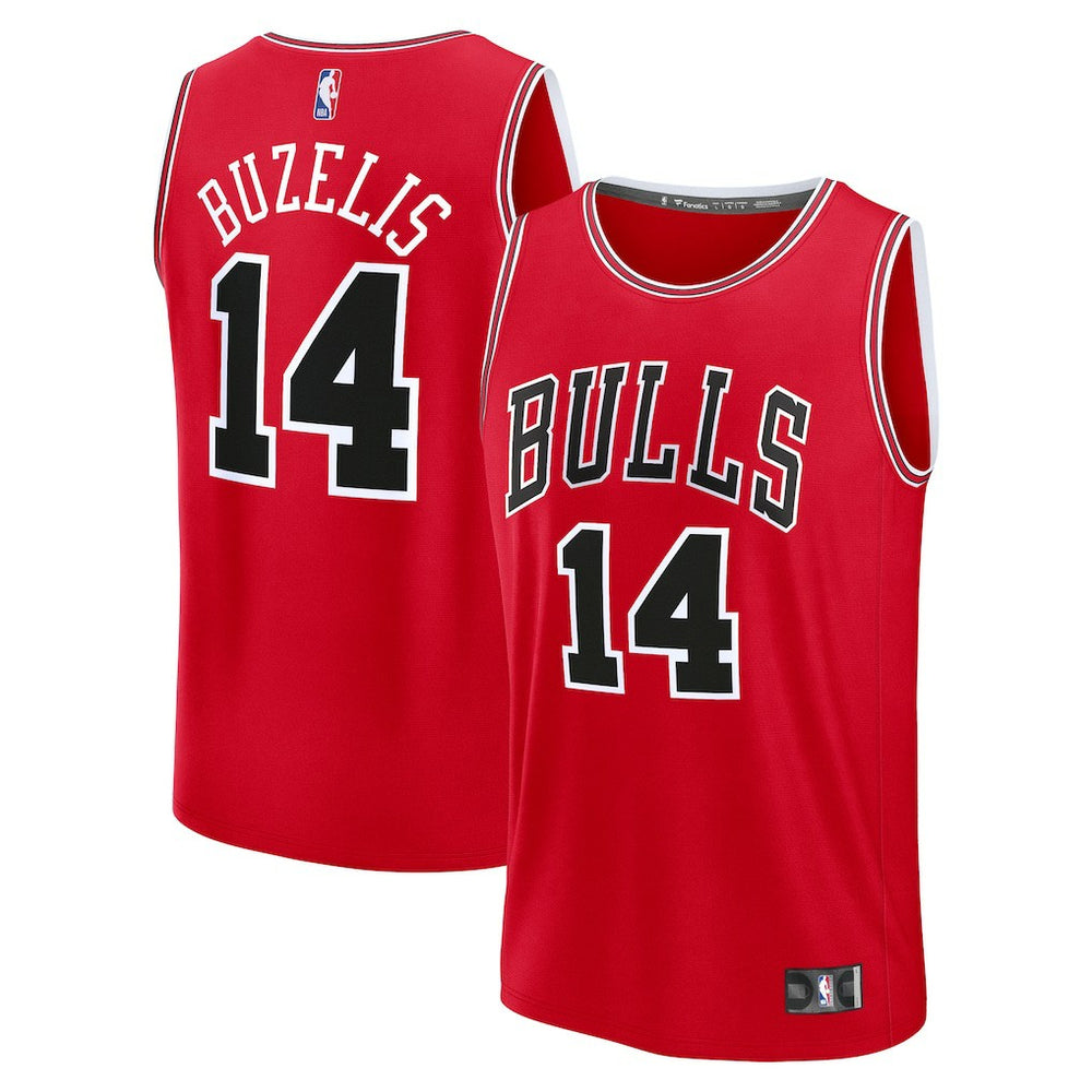 Matas Buzelis Chicago Bulls Youth Fast Break Replica Player Jersey Icon Editi- Red - Fanatics