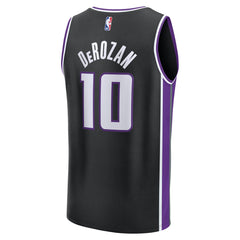 DeMar DeRozan Sacramento Kings Fast Break Replica Player Jersey Icon Edition Black - Fanatics