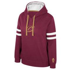 Cleveland Cavaliers Stadium Essentials Women's Road Game Pullover Hoodie Wine outlet