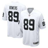 Brock Bowers Las Vegas Raiders Game Jersey - White Jerseys