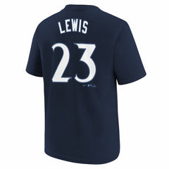 Royce Lewis Minnesota Twins Nike Youth Fuse City Connect Name & Number T-Shirt - Navy T-shirts