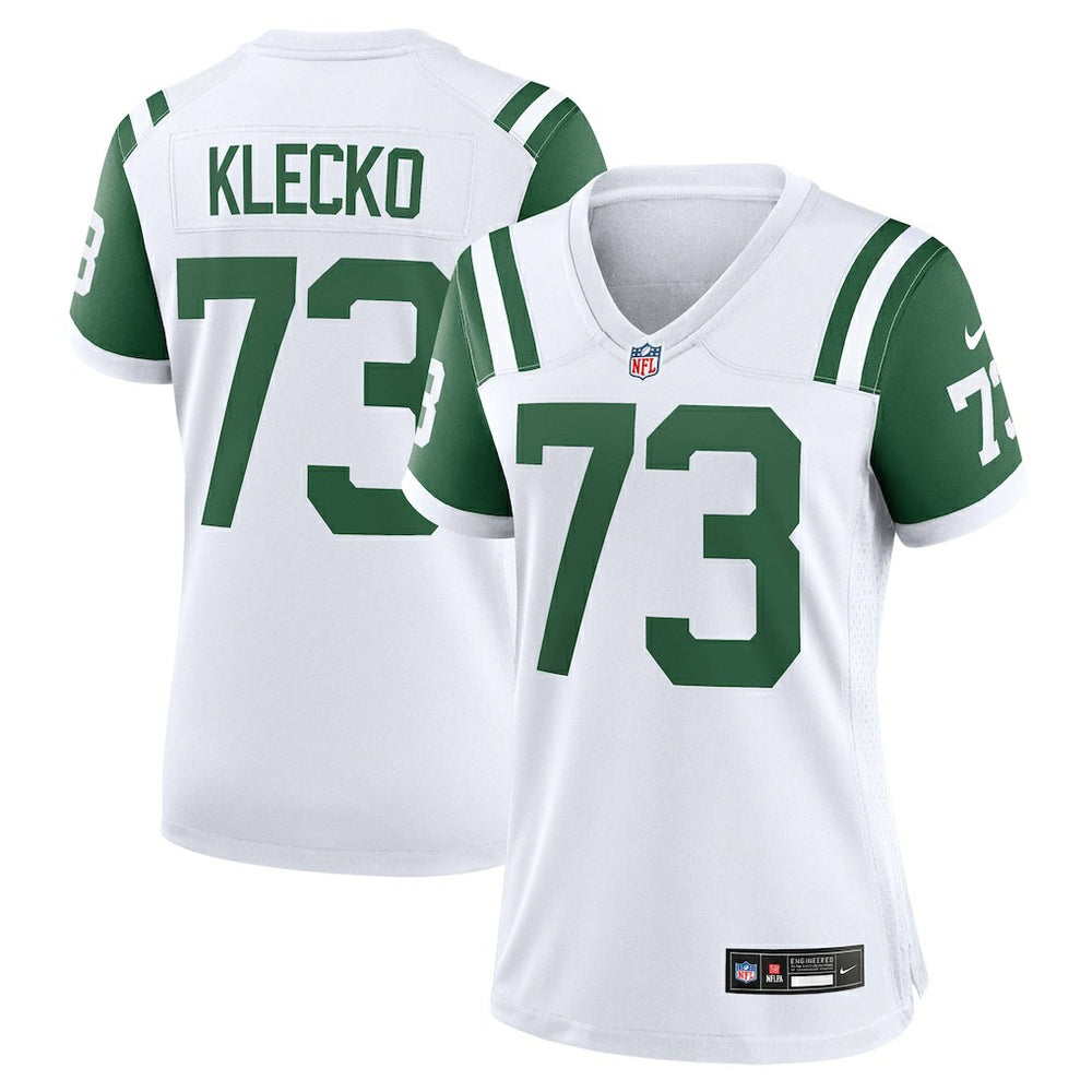 Joe Klecko New York Jets Women's Classic Alternate Retired Player Game Jersey - White Jerseys