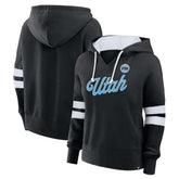 Utah Mammoth Fanatics Women's Oversized Seize V-Neck Pullover Hoodie - Black | US 202032882