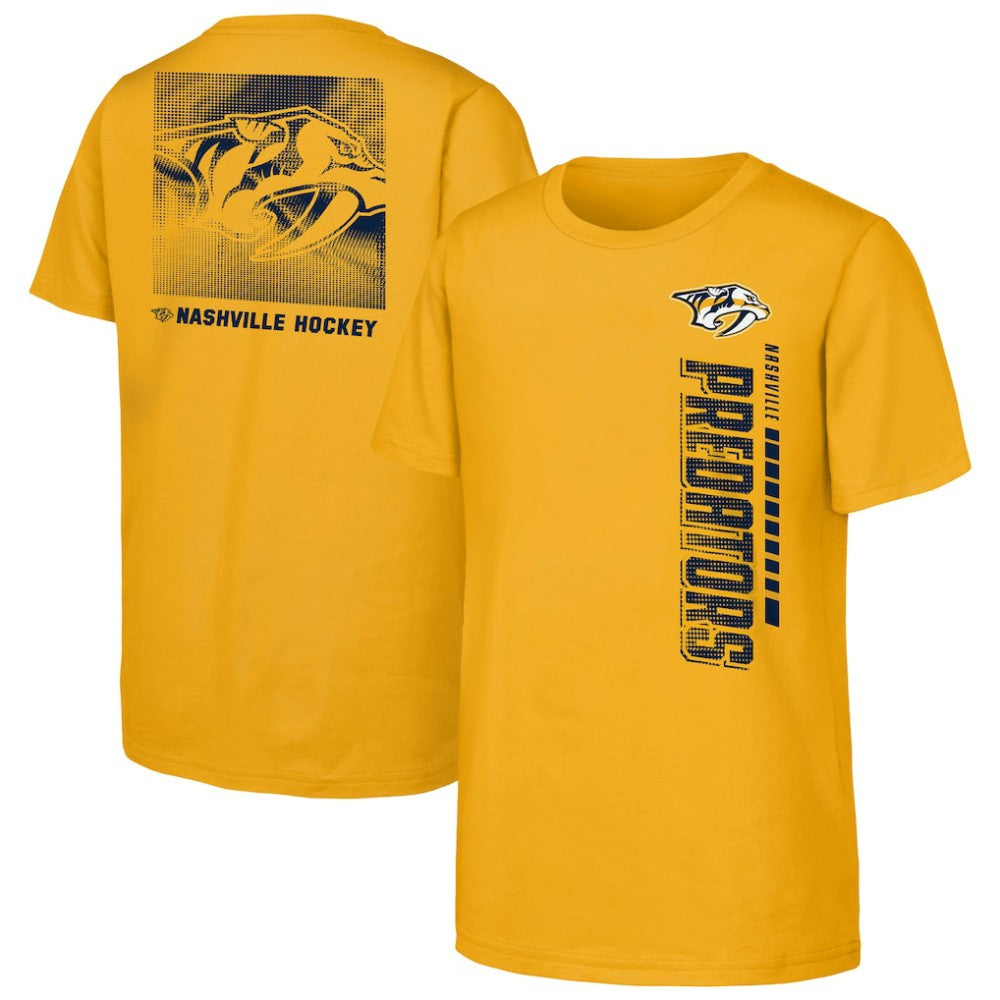 Nashville Predators Youth Atmosphere T-Shirt - Gold | US 202034676