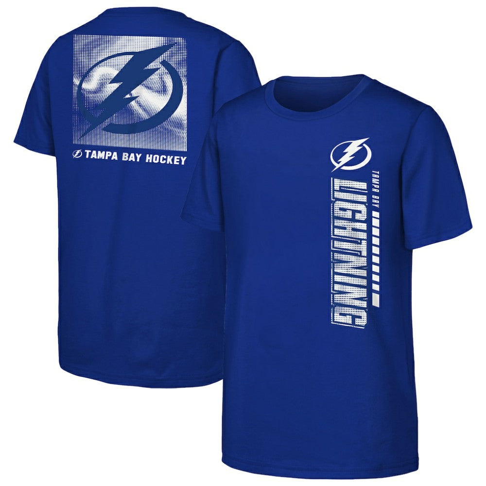 Tampa Bay Lightning Youth Atmosphere T-Shirt - Blue | US 202034680