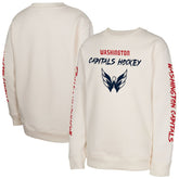 Washington Capitals Youth Star Power Pullover Sweatshirt - Cream | US 202034697