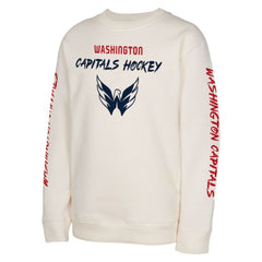 Washington Capitals Youth Star Power Pullover Sweatshirt - Cream | US 202034697