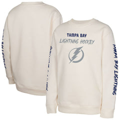 Tampa Bay Lightning Youth Star Power Pullover Sweatshirt - Cream | US 202034701