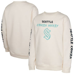 Seattle Kraken Youth Star Power Pullover Sweatshirt - Cream | US 202034707