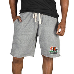 Cincinnati Bengals Concepts Sport Mainstream Tri-Blend Shorts - Gray Shorts