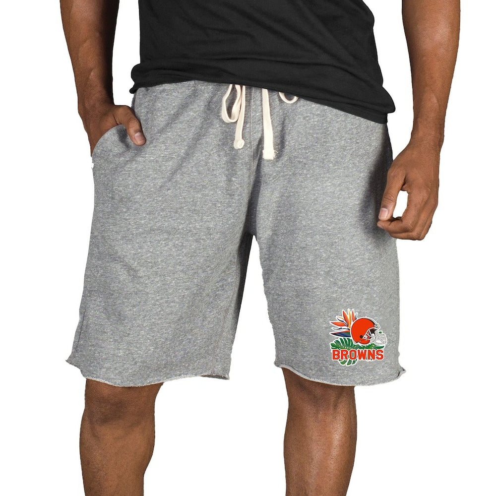 Cleveland Browns Concepts Sport Mainstream Tri-Blend Shorts - Gray Shorts