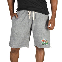 New Orleans Saints Concepts Sport Mainstream Tri-Blend Shorts - Gray Shorts