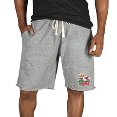 Kansas City Chiefs Concepts Sport Mainstream Tri-Blend Shorts - Gray Shorts