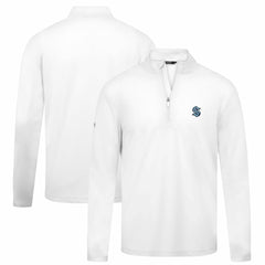 Seattle Kraken Levelwear Heron Insignia Core Quarter-Zip Jacket - White | US 202038689
