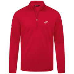 Detroit Red Wings Levelwear Heron Insignia Core Quarter-Zip Jacket - Red | US 202038709