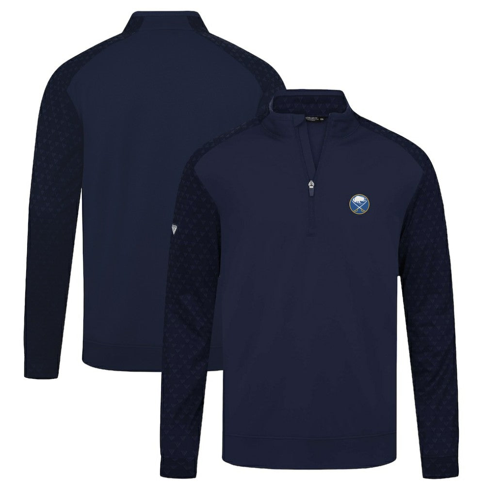 Buffalo Sabres Levelwear Aztec Insignia Core Quarter-Zip Pullover Top - Navy | US 202038743