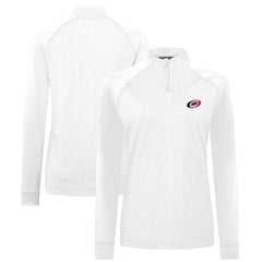 Carolina Hurricanes Levelwear Women's Amethyst Insignia Core Quarter-Zip Jacket - White | US 202038760